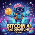 Bitcoin AI and Quantum! Oh My! Sticker - Colorful Robot