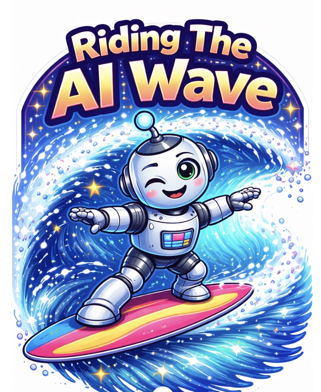 I asked for AI advice... and now I have 47 side hustles Sticker