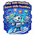 Riding The AI Wave Sticker - Rainbow Board