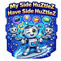 Riding The AI Wave Sticker - Blue Board