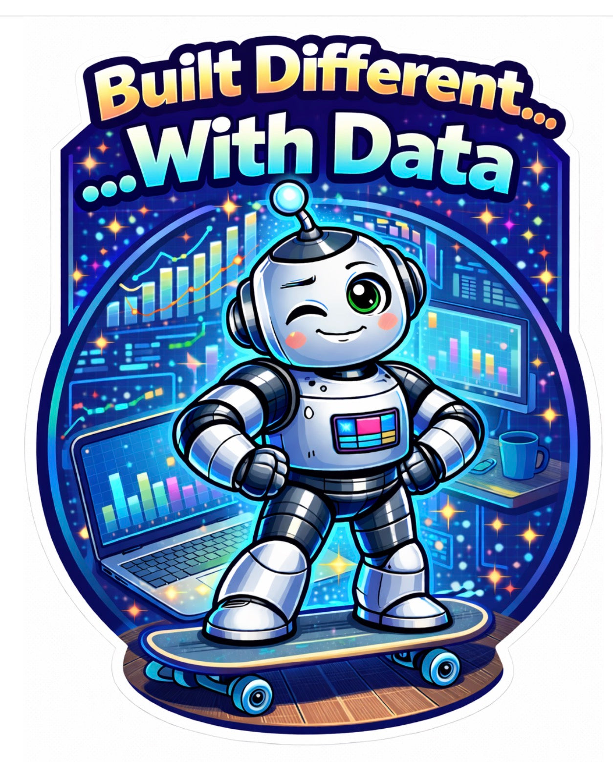 Built Different...With Data Sticker - Victory Edition