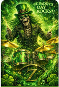 St Paddy's Day Rocks Drummer Tee - Lucky 7 Collection