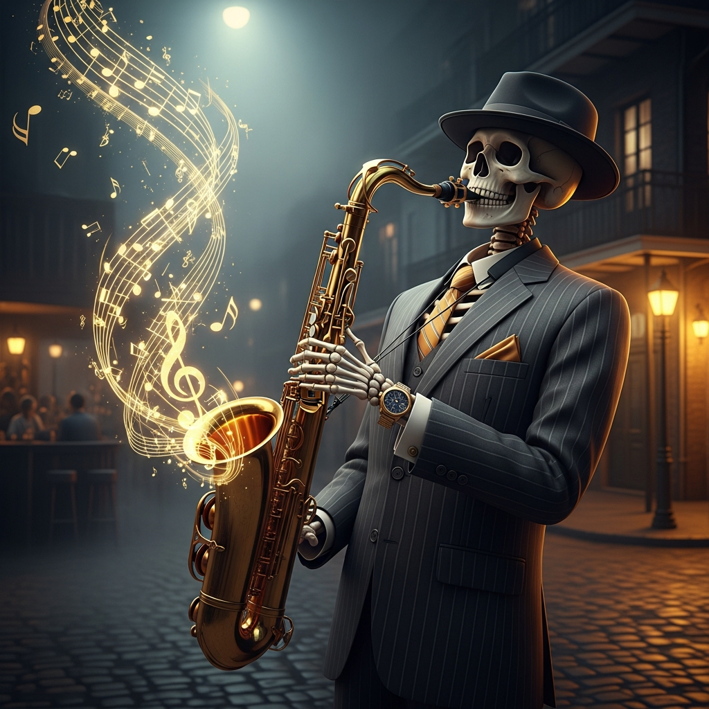 Jazz Club Saxophonist