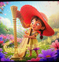 Garden Harpist