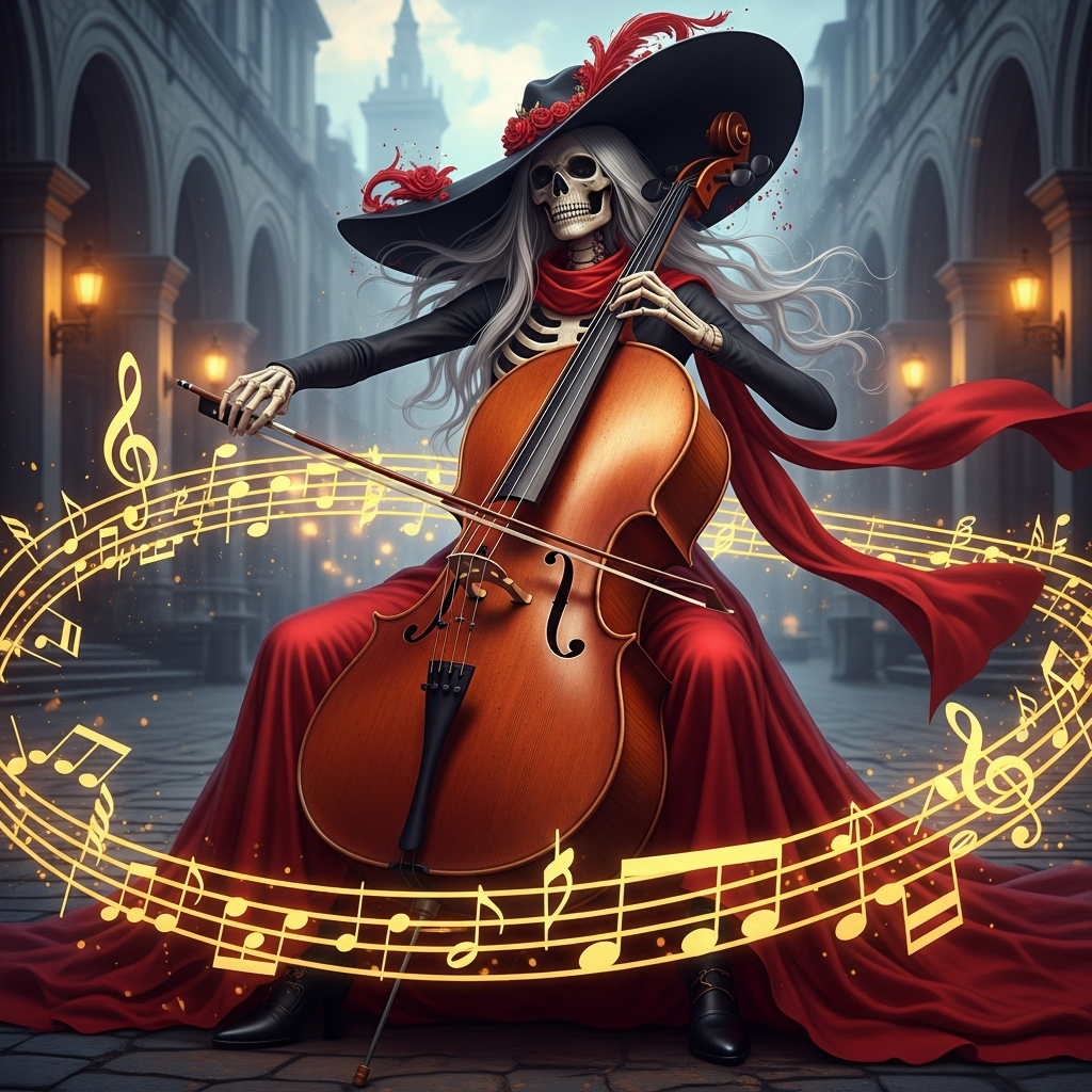 Italian Cellist Elegance