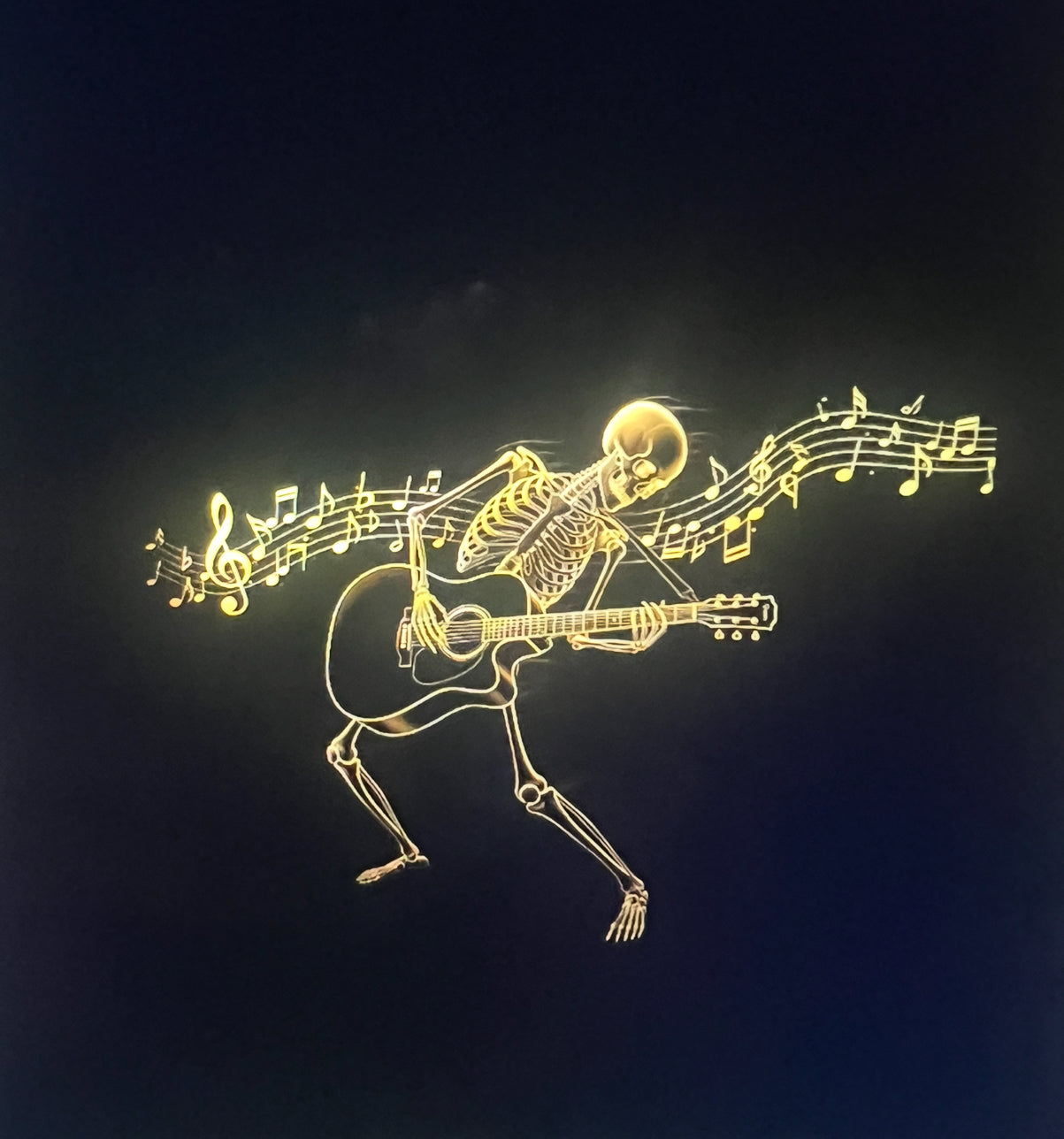Acoustic Soul Skeleton Guitarist