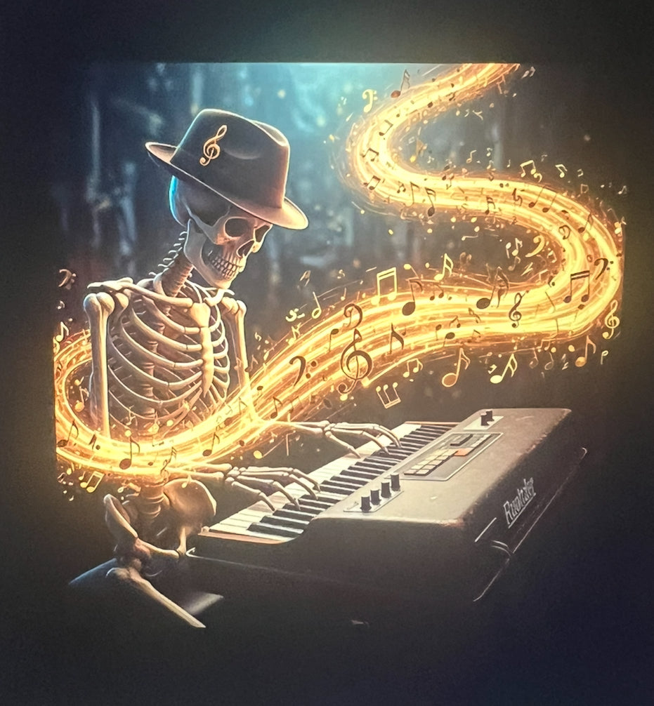 Keyboardist Skeleton Groove