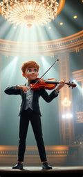 Concert Hall Violinist