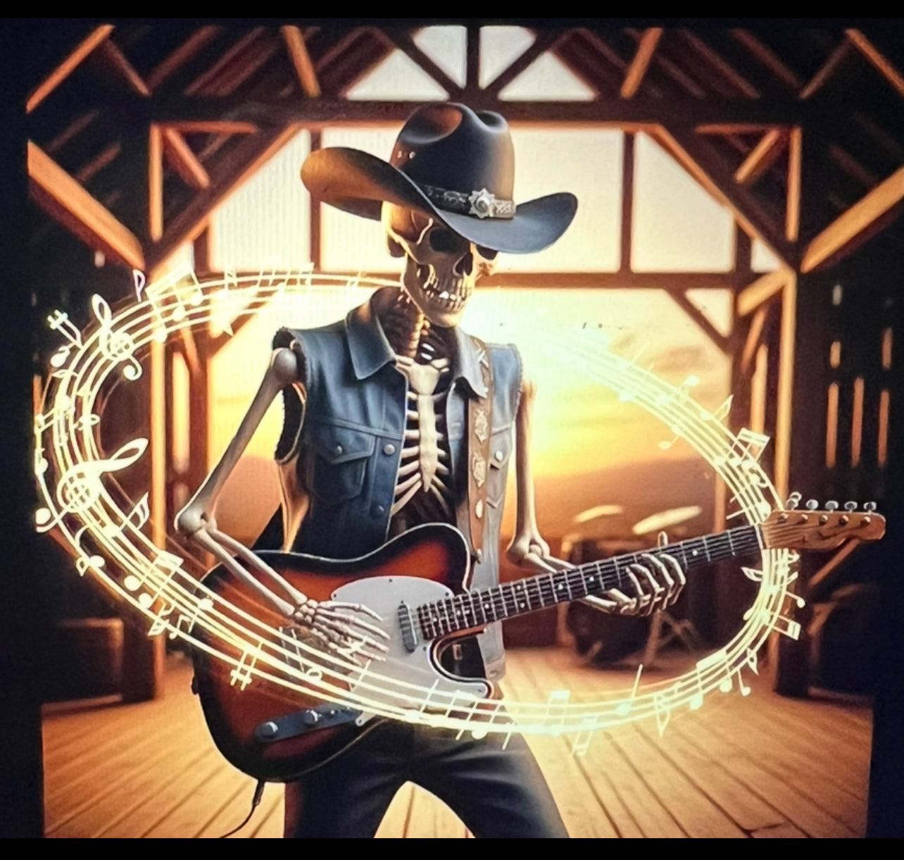 Skeleton Band Stadium Concert