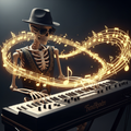 Fedora Keyboardist Cool