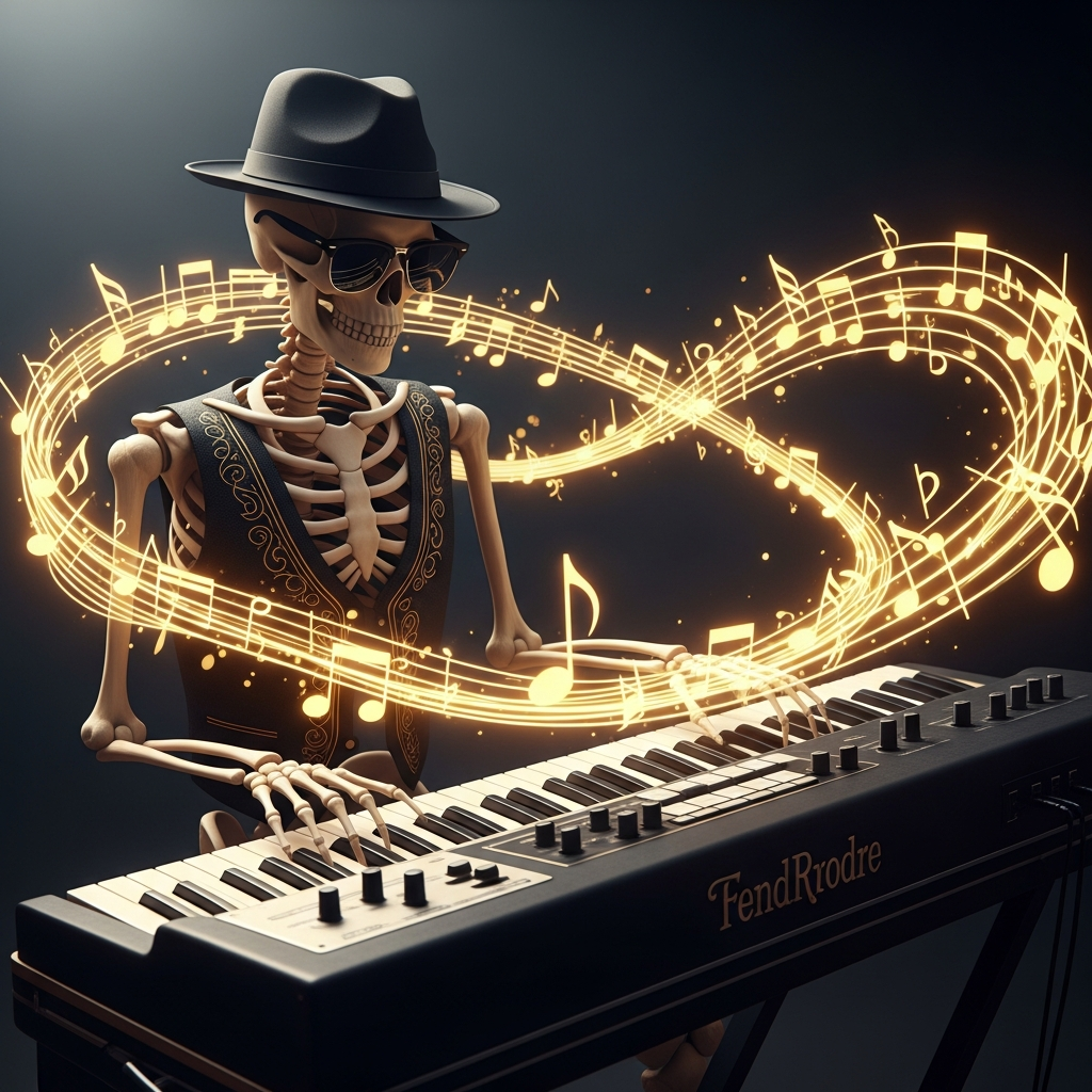 Fedora Keyboardist Cool